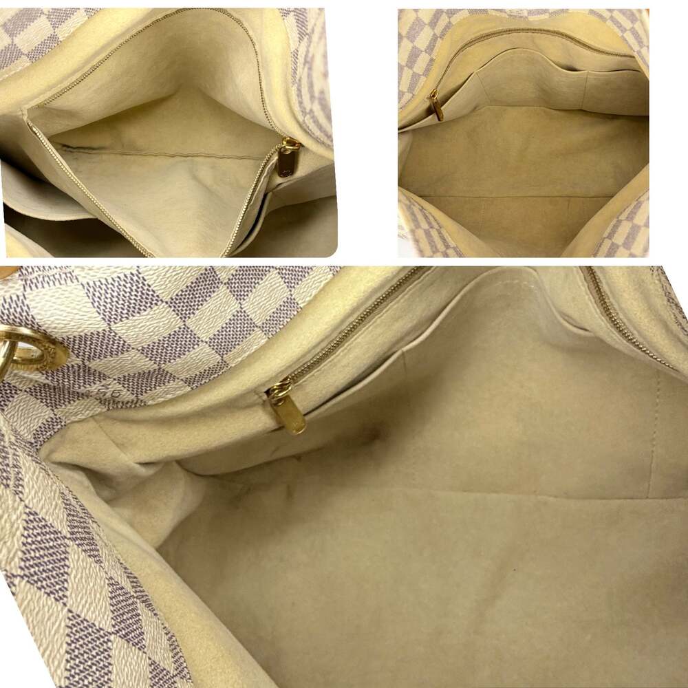 Louis Vuitton Artsy MM Damier Azur Hobo Shoulder Bag with Braided Top Handle COA - Picture 10 of 15